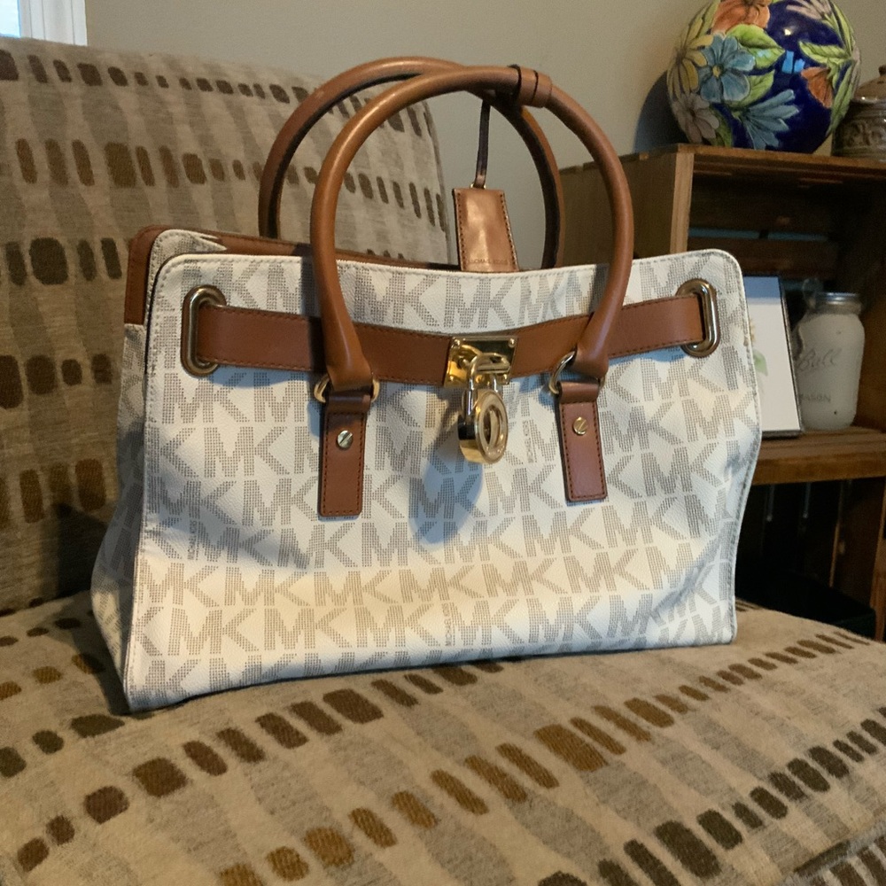 Michael Kors satchel with shoulder straps